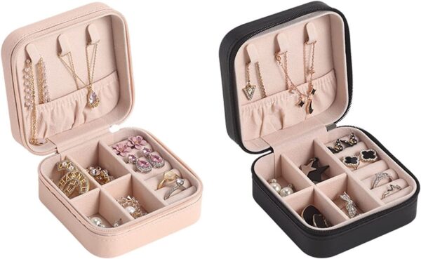Portable Mini Leather Jewellery Box Organiser Case -  Get deals pk