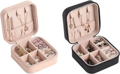 Portable Mini Leather Jewellery Box Organiser Case -  Get deals pk