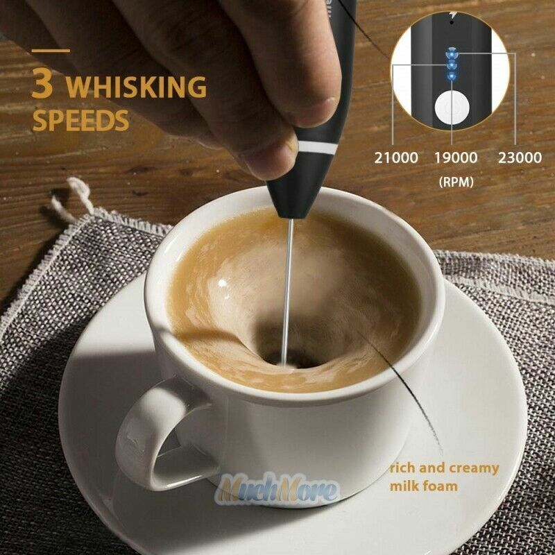 Electric Milk Frother Portable Egg Beater/Coffee Beater USB Rechargeable Handheld Coffee Blender Milk Shaker Mixer Foamer Food Blender -  Get deals pk