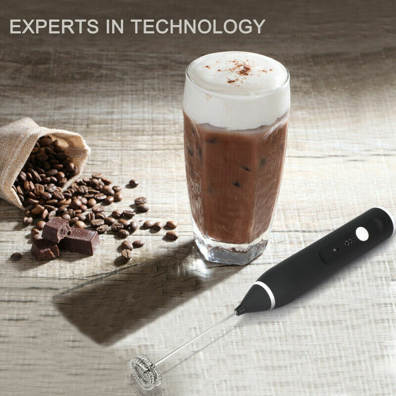 Electric Milk Frother Portable Egg Beater/Coffee Beater USB Rechargeable Handheld Coffee Blender Milk Shaker Mixer Foamer Food Blender -  Get deals pk