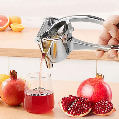 Heavy-Duty Hand Press Lime & Orange Juicer – Manual Aluminum Fruit Squeezer -  Get deals pk