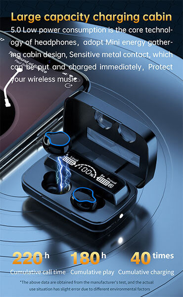 Mini Wireless Earbuds with Built-in Flashlight – Compact & Powerful -  Get deals pk